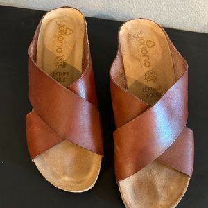Yokono Canela Vaquetilla Women's Platform Sandals - Size 7.5